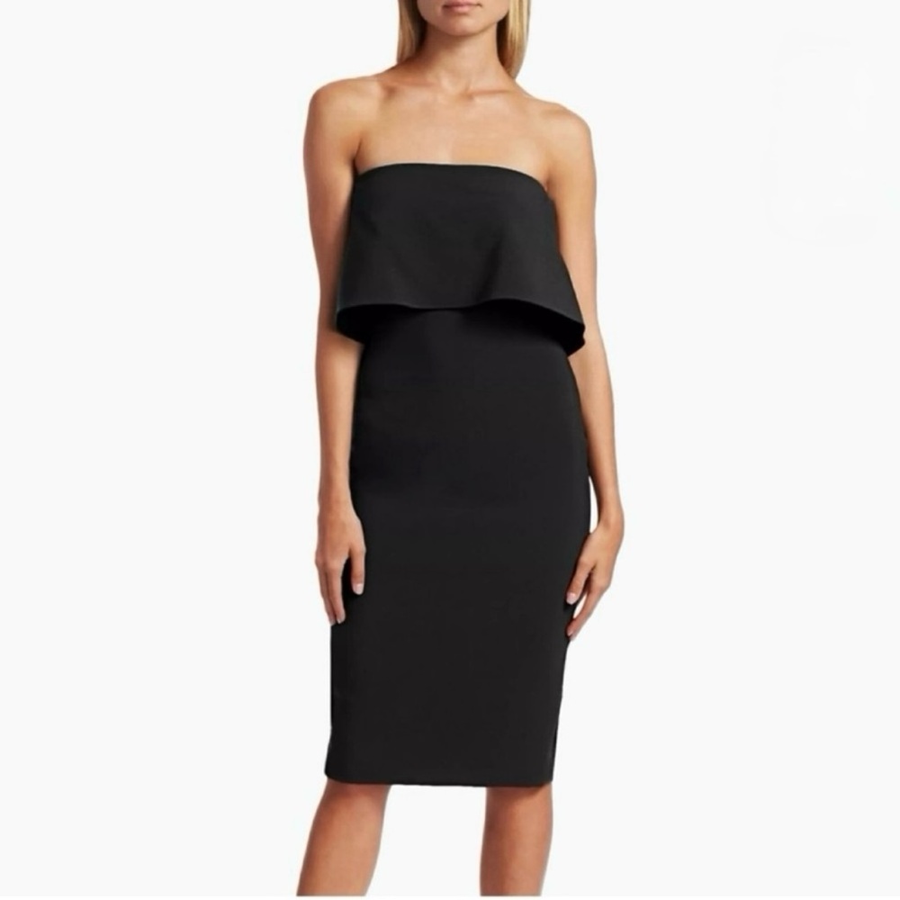 NWOT! Likely | "Driggs" Strapless Midi Dress in Black Size 8 - Picture 8 of 8